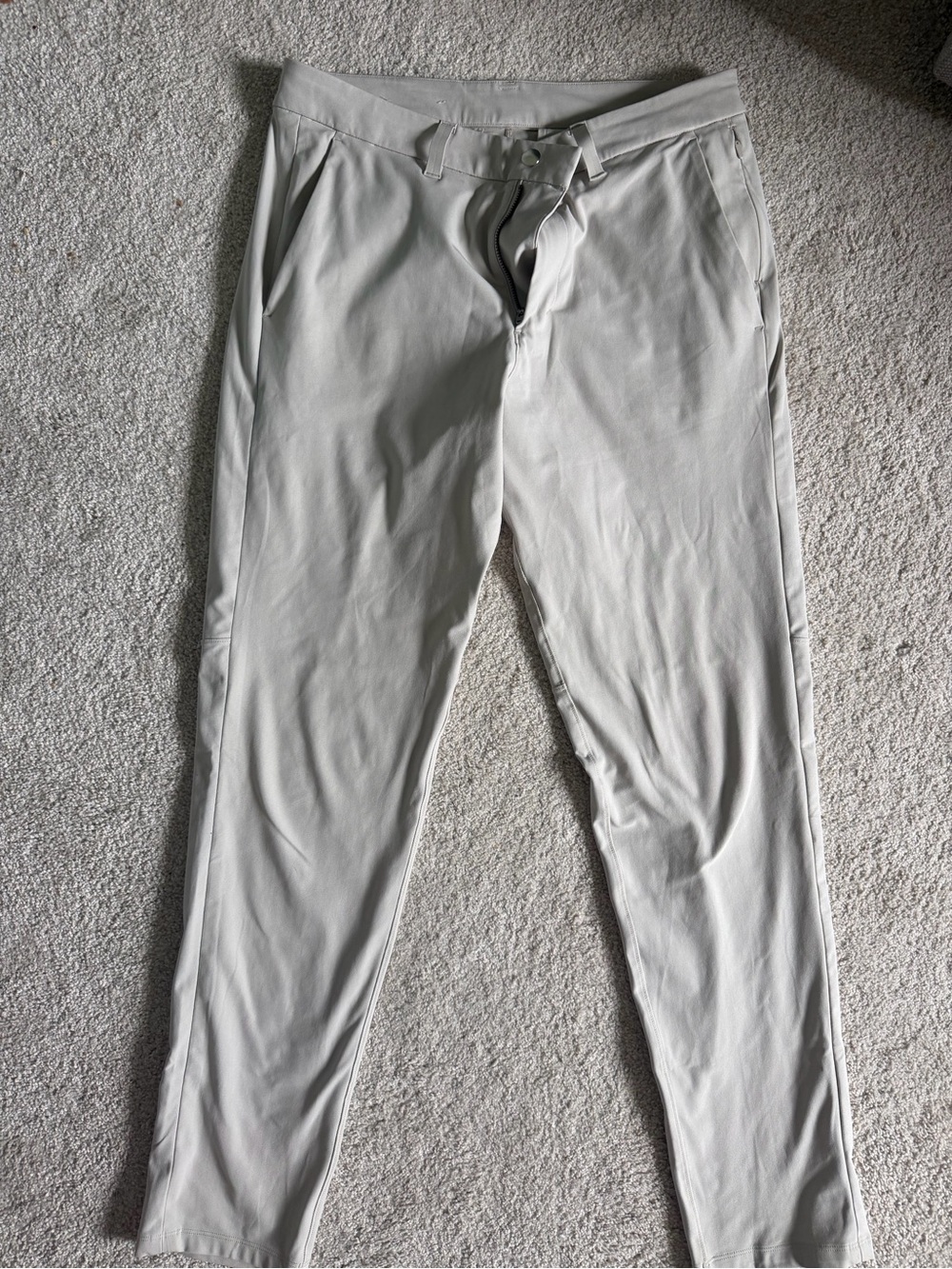 Lululemon tan beige ABC commission pants slim fit 32x32